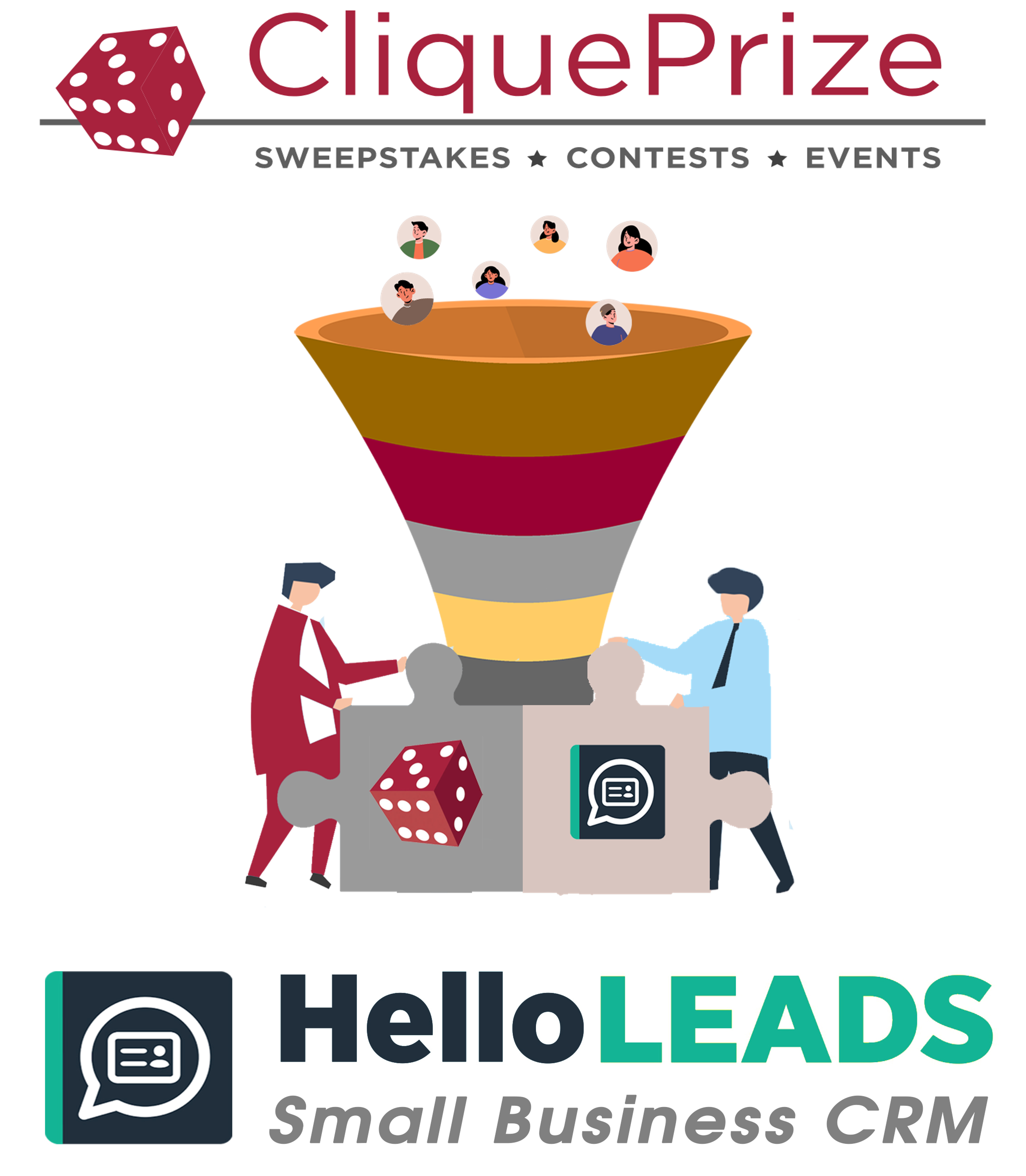 Cliqueprize helloleads partner